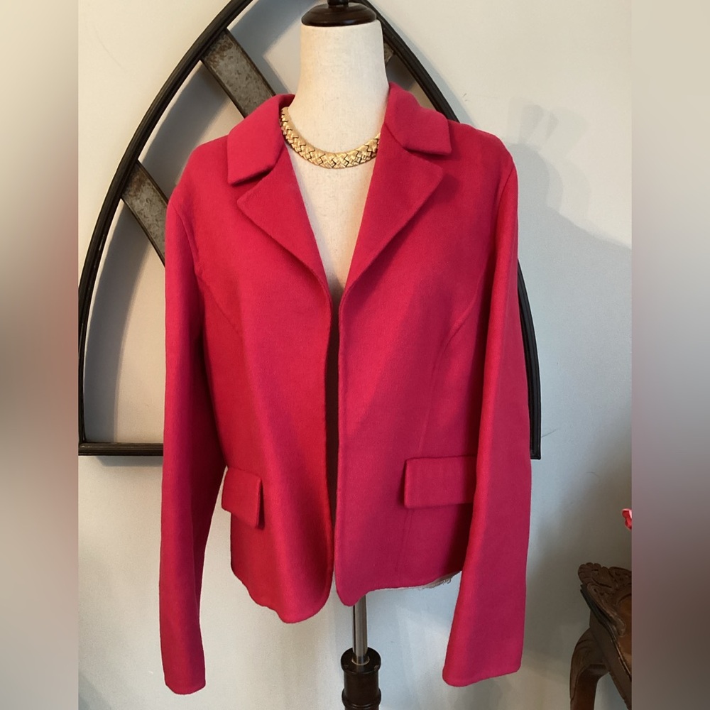 Austin Reed Fushia Pink Women's Wool Jacket